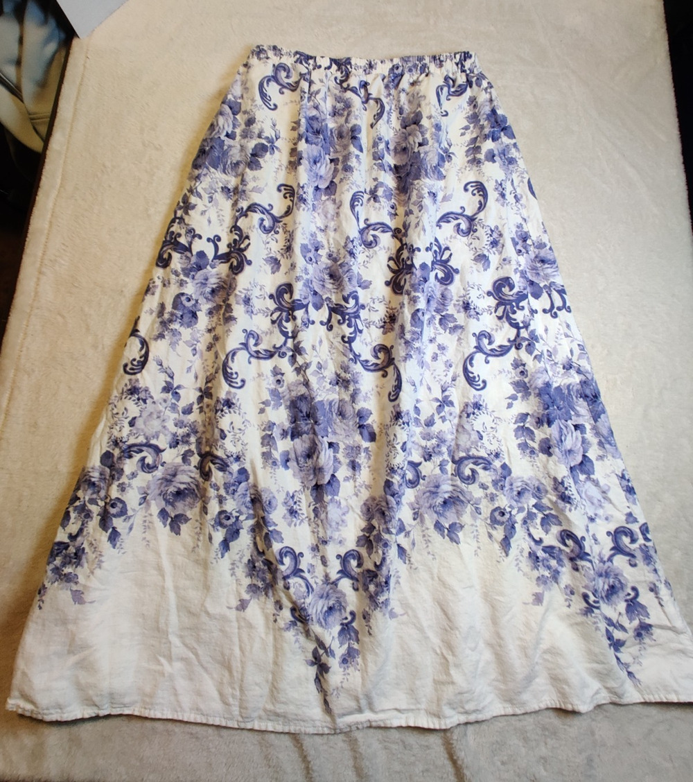 Joie Skirt Women's Size Medium Elastic Waist Pockets Floral Cottage Core